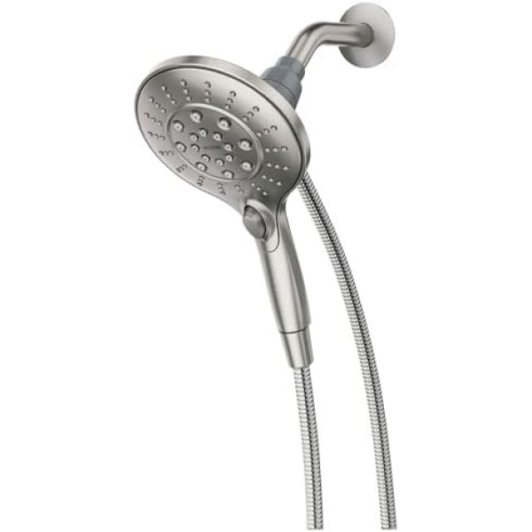 Moen Engage Spot Resist Brushed Nickel Six-Function 5.5-Inch Removable Handheld