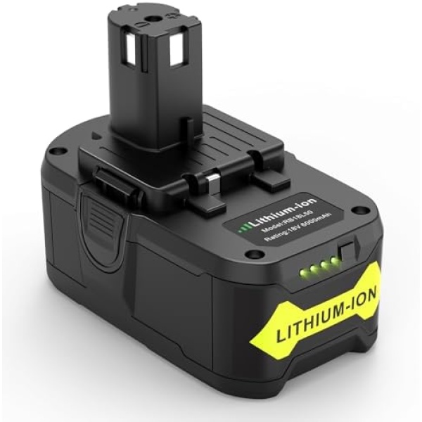 Upgrade 6.0Ah Lithium Replacement Battery for Ryobi 18V ONE+ P102 P103 P104 P105