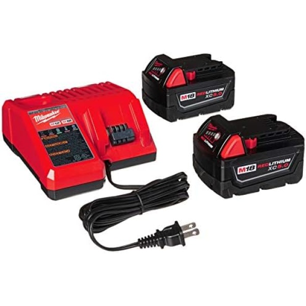 Milwaukee 48-59-1850 M18 RED LITHIUM XC 5.0 Ah Batteries