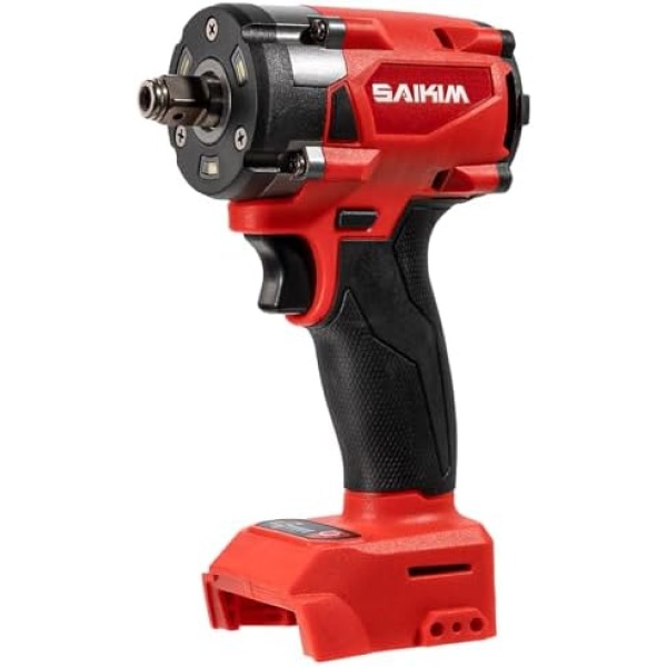 Cordless Impact Wrench 1/2 inch for Milwaukee 18v Battery, 200ft-lbs High Torque